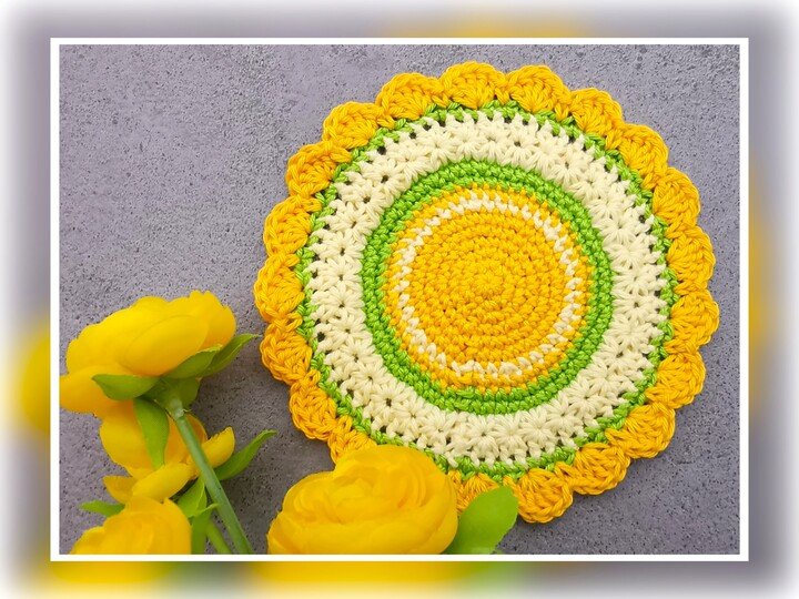 Coaster "STARLET" - crochetpattern