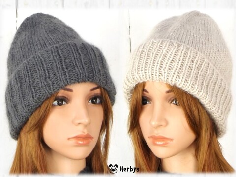 Strickanleitung Mütze "LoveMohair"