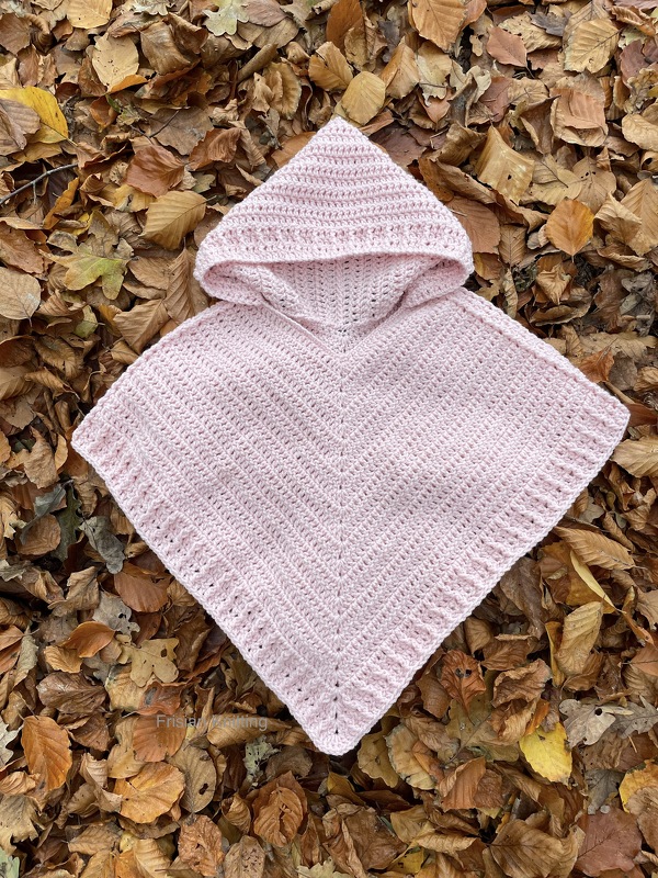 Hooded poncho kids - crochet pattern - Image 2