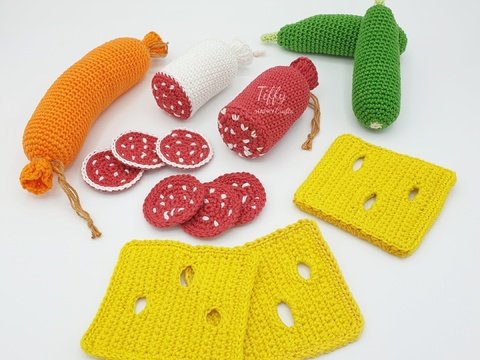 Kleines Frühstück Set Häkelanleitung PDF