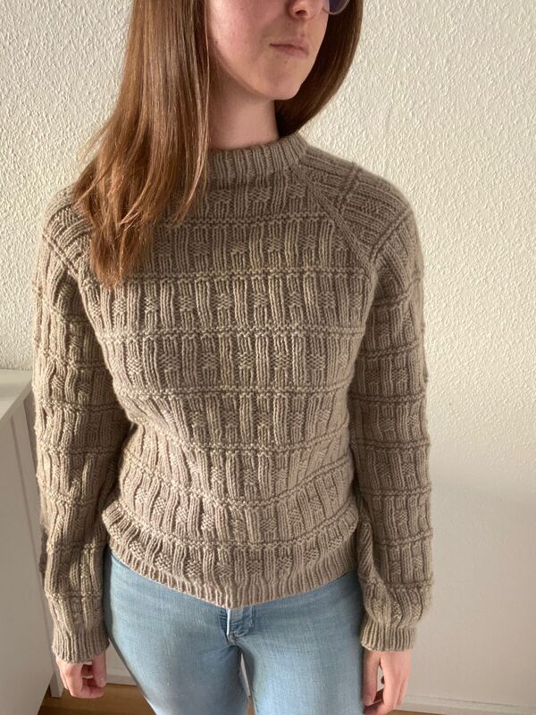 Woven Strands Sweater knitting pattern - Image 6