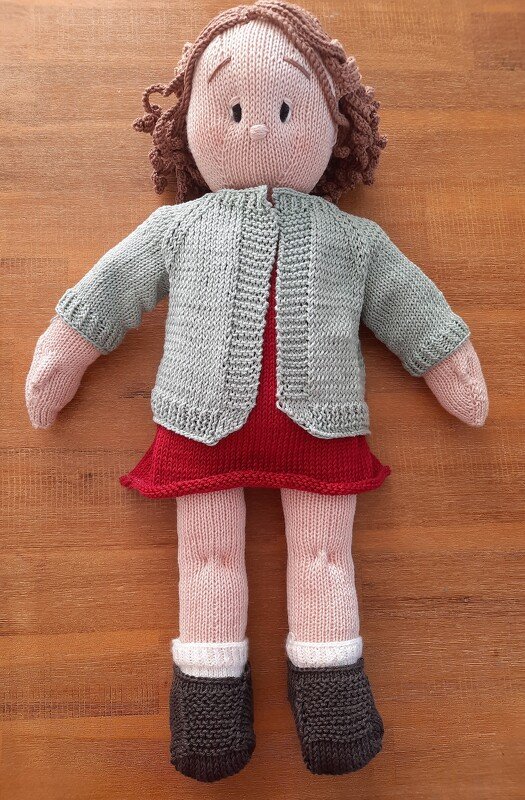 so einfache Strickpuppen....Kleidung - Bild 4