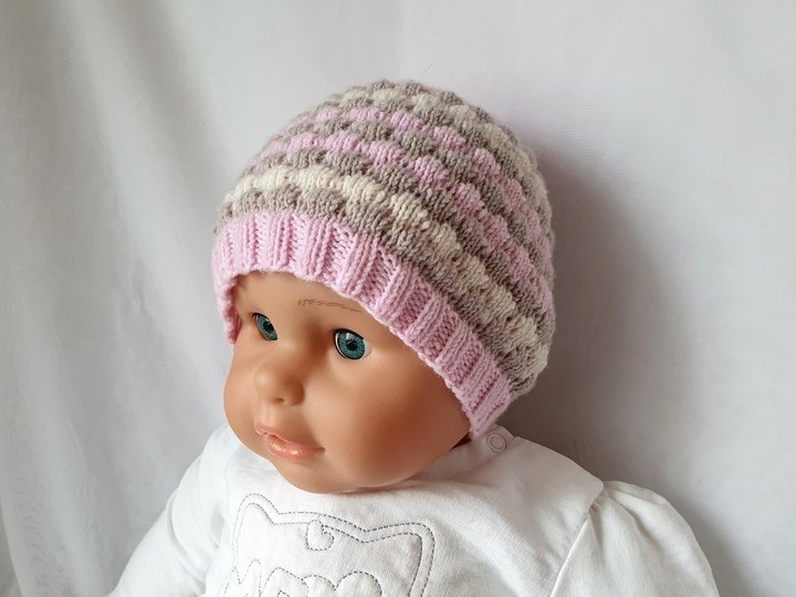 Strickanleitung Baby-Set, Baby-Mütze und Söckchen, ca. 4 - 10 Monate   #313