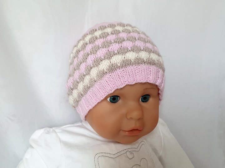 Strickanleitung Baby-Set, Baby-Mütze und Söckchen, ca. 4 - 10 Monate   #313