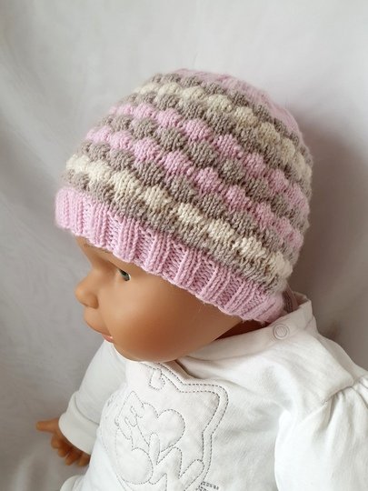 Strickanleitung Baby-Set, Baby-Mütze und Söckchen, ca. 4 - 10 Monate   #313