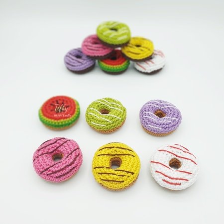 Mini Donuts | Amigurumi Easy Crochet Pattern PDF