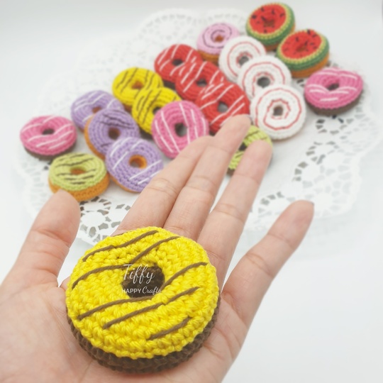 Mini Donuts | Amigurumi Easy Crochet Pattern PDF