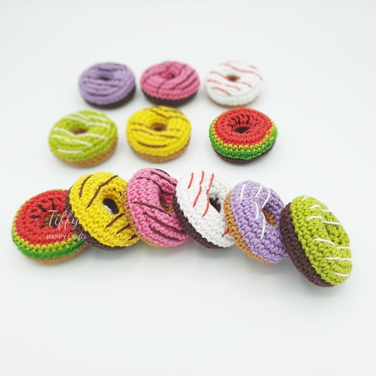 Mini Donuts | Amigurumi Easy Crochet Pattern PDF