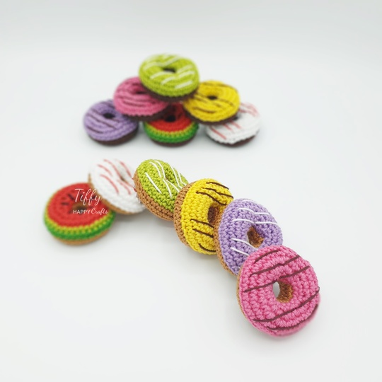 Mini Donuts | Amigurumi Easy Crochet Pattern PDF