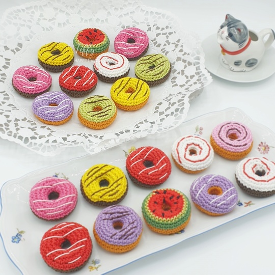 Mini Donuts | Amigurumi Easy Crochet Pattern PDF
