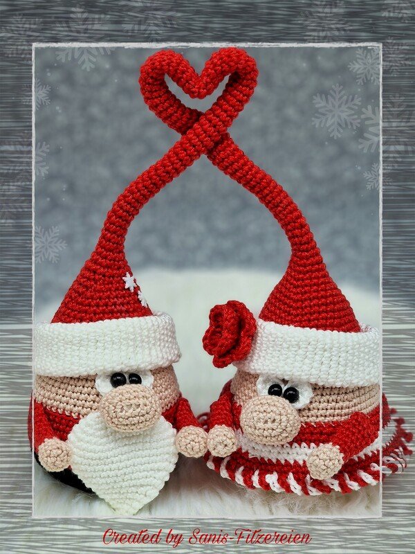 H&auml;kelanleitung Verliebte Wichtel - Bild 7