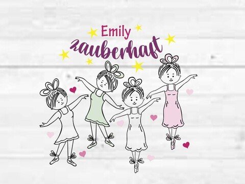 Ballerina SVG, Balletttänzerin, Girl, dancer Datei zum selber plotten