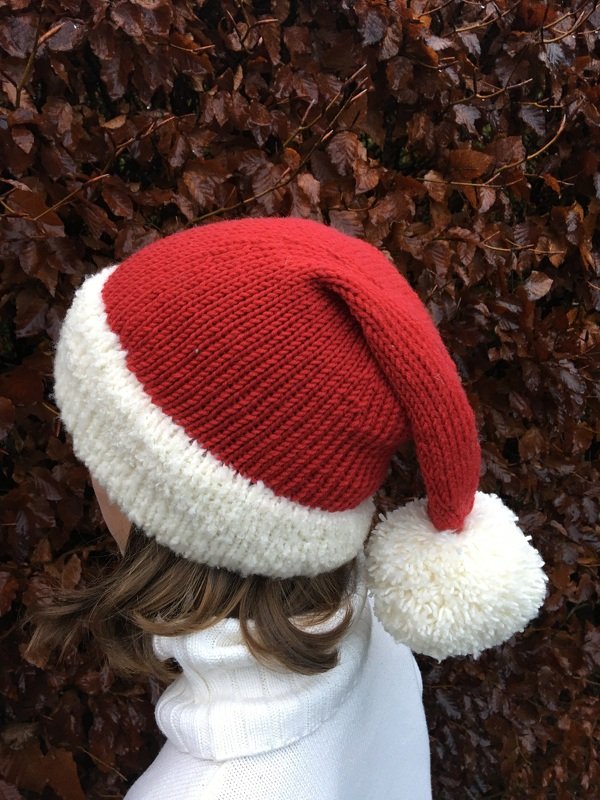 Weihnachtsmütze Strickanleitung