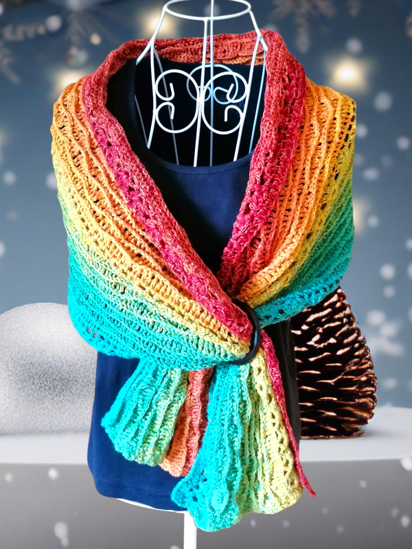 Shawl / Stole “Vaiana BE” – crochet pattern - Image 2