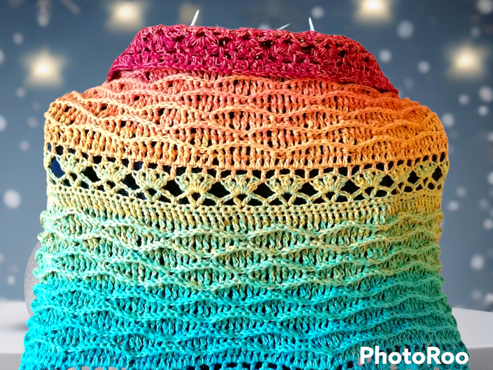 Shawl / Stole “Vaiana BE” – crochet pattern