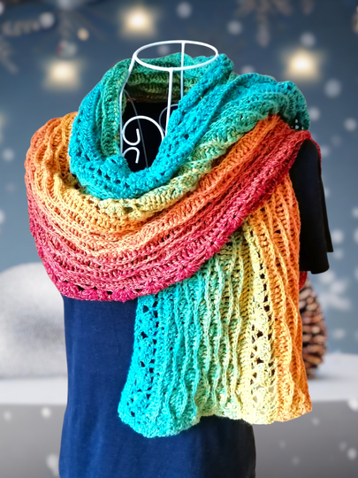 Shawl / Stole “Vaiana BE” – crochet pattern