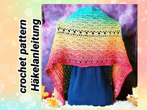 Shawl / Stole “Vaiana BE” – crochet pattern