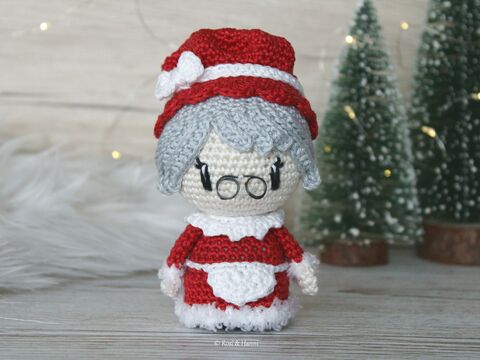 Häkelanleitung Weihnachtsfrau - Mrs Claus