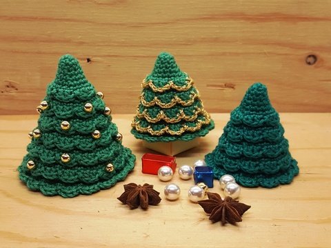 Weihnachtsbaum häkeln, Tannenbaum - Häkelanleitung