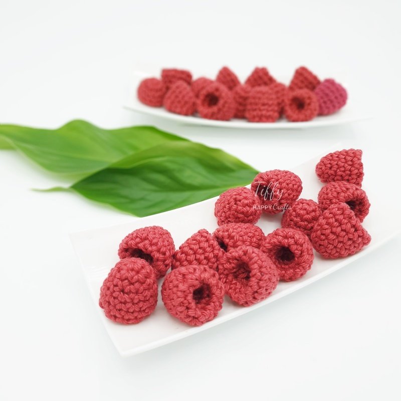 Die perfekte Himbeeren 2 Größen Häkelanleitung PDF - Bild 4