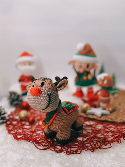 Häkelanleitung - Rentier RoOwdy - Weihnachten deutsch/pdf