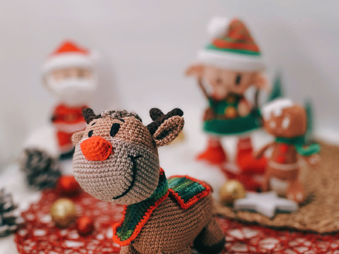 Häkelanleitung - Rentier RoOwdy - Weihnachten deutsch/pdf