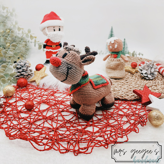 Häkelanleitung - Rentier RoOwdy - Weihnachten deutsch/pdf