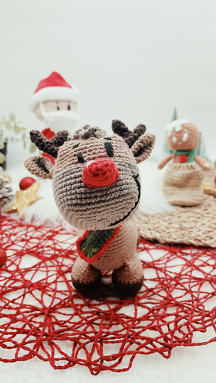 Häkelanleitung - Rentier RoOwdy - Weihnachten deutsch/pdf