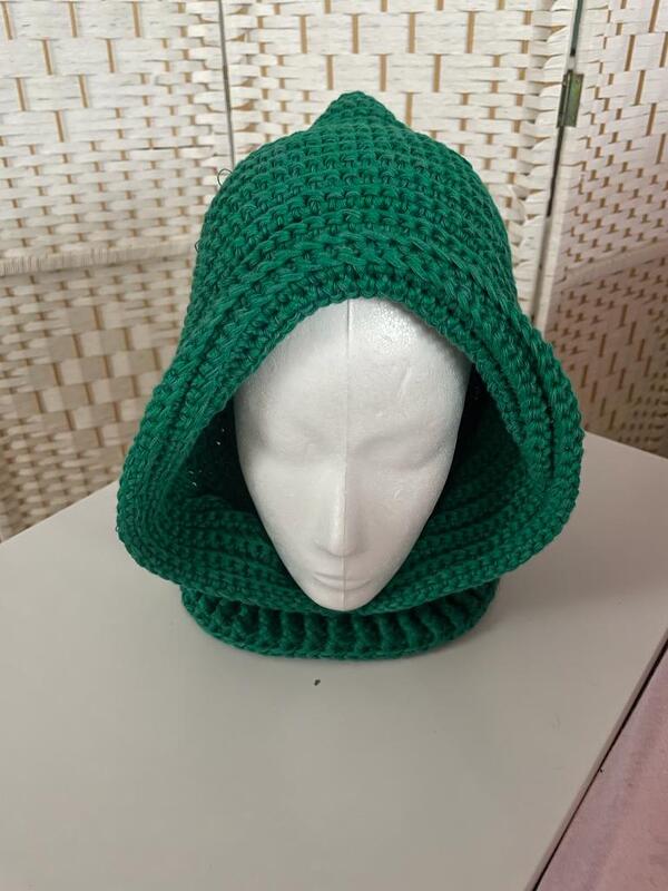 1-Bobbel-Schalmütze/Schlupfmütze "Grinchy" - Bild 2