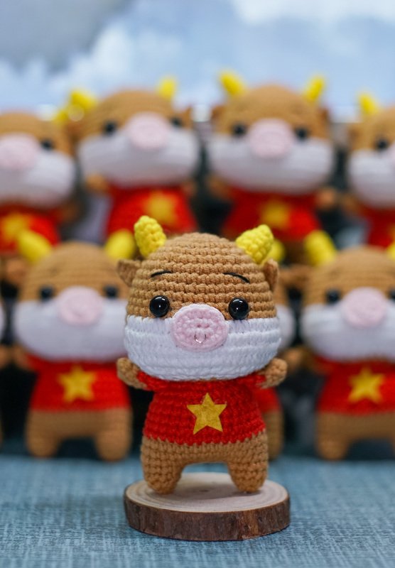 buffalo keychain PDF pattern English - Image 2