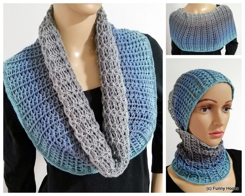 Lima - crochet Loop in 3d optic