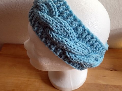 einfaches Zopfstirnband