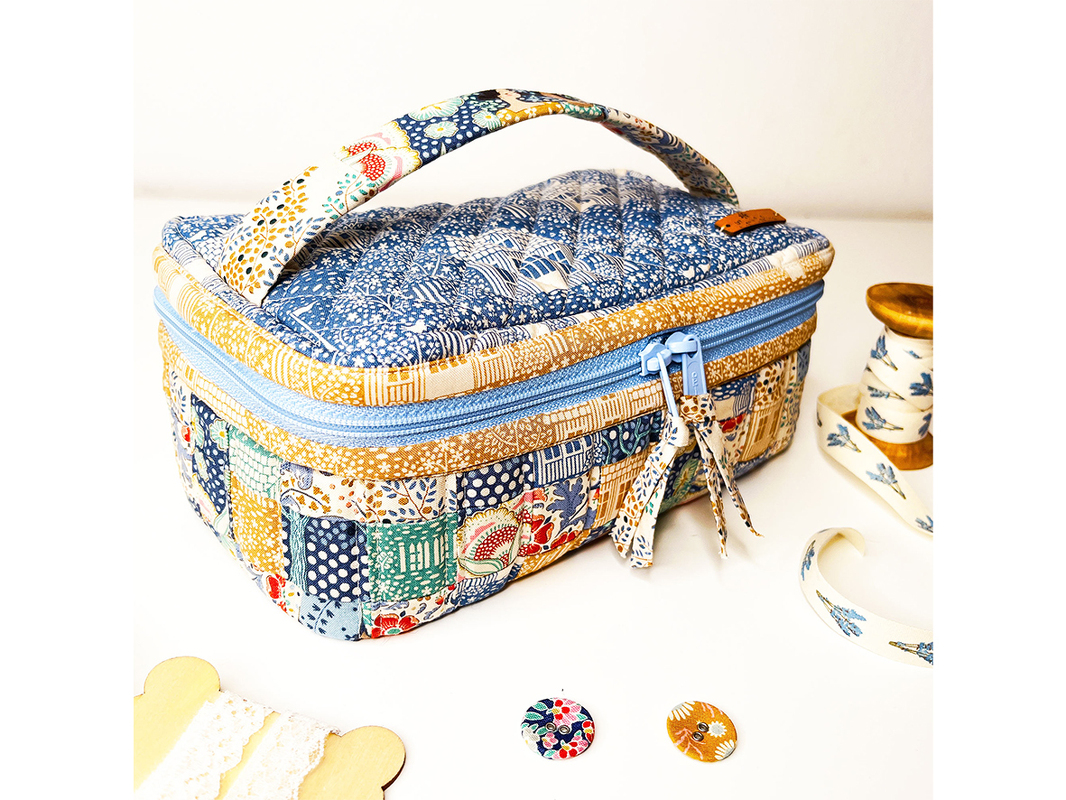 Nähkästchen zur Aufbewahrung z.B. von Nähzubehör, Garnrollen, Häk - Bild 4