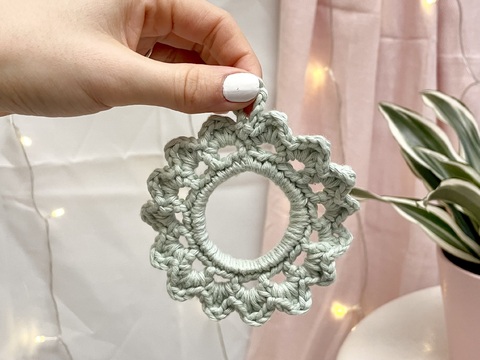 Häkelanleitung Schneeflocke | Baumschmuck