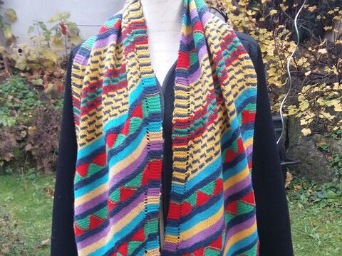 Strickanleitung Schal "India"