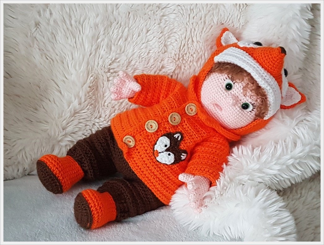 Puppenkleidung für Baby Loui das Füchschen - Bild 8