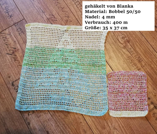 Tischläufer/Tischset „Winter“ - Häkelanleitung