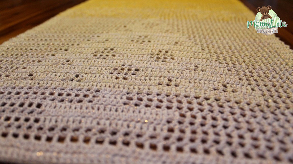 Tischläufer/Tischset „Winter“ - Häkelanleitung