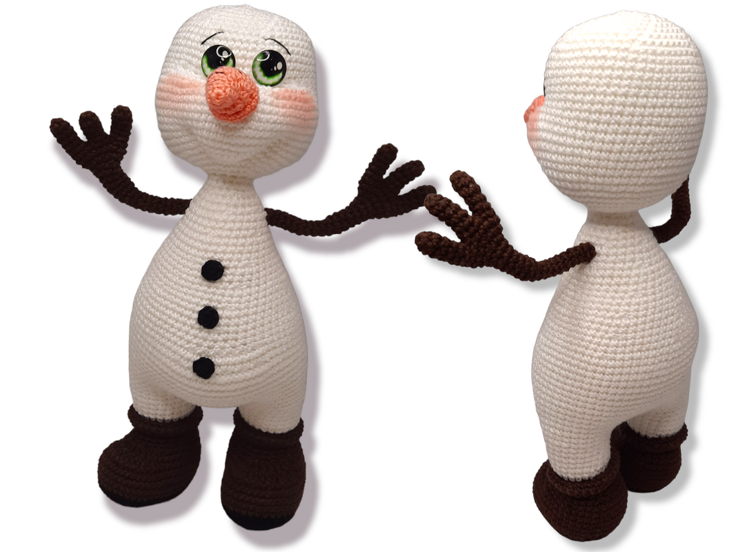 Häkelanleitung "Horst" Der lustige Schneemann und Fun Mütze Rentier - Bild 6