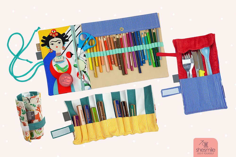 Rollmäppchen "RollPack" (Nähanleitung und Schnittmuster)