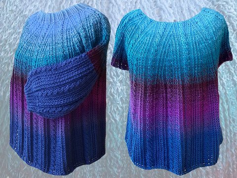 Häkelanleitung Shirt oder Pullover Bella Donna