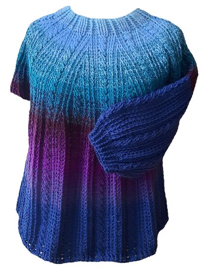 Häkelanleitung Shirt oder Pullover Bella Donna