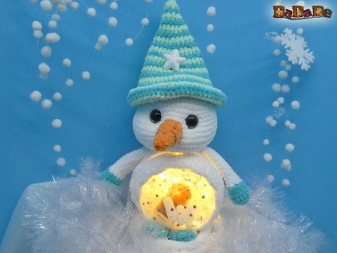 Geschenk-Kugel-Schneemann, von Dadade