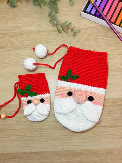 Geschenksäckchen, Adventskalender Nikolaus