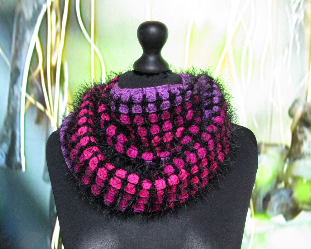 Farbenfroher Loop Hingucker Häkelanleitung - Bild 5