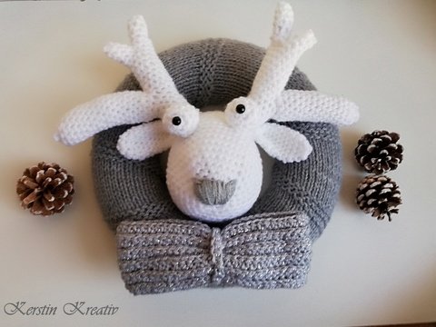 Häkelanleitung Türkranz Elch - entscheide selbst, welche Variante
