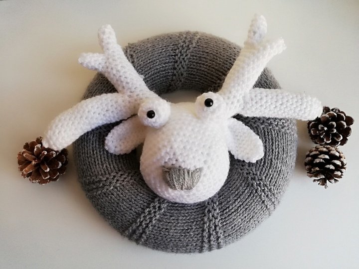 Häkelanleitung Türkranz Elch - entscheide selbst, welche Variante