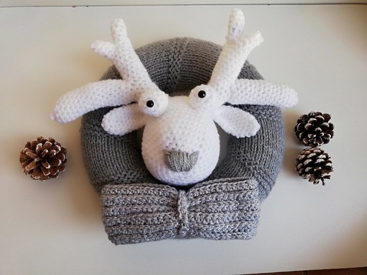 Häkelanleitung Türkranz Elch - entscheide selbst, welche Variante