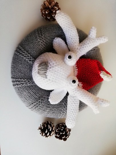 Häkelanleitung Türkranz Elch - entscheide selbst, welche Variante