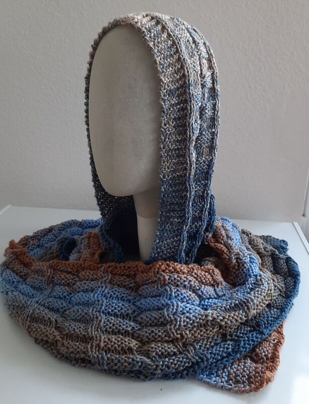 Strickanleitung Kapuzenschal Sideway - Bild 3